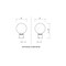 Z-Lite Laurent Outdoor Post Mount Fixture, 1-Light, 8 In.W x 11.5 In.H, Black/Clear Seedy 599PHM-BK - alternate 3